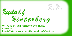 rudolf winterberg business card